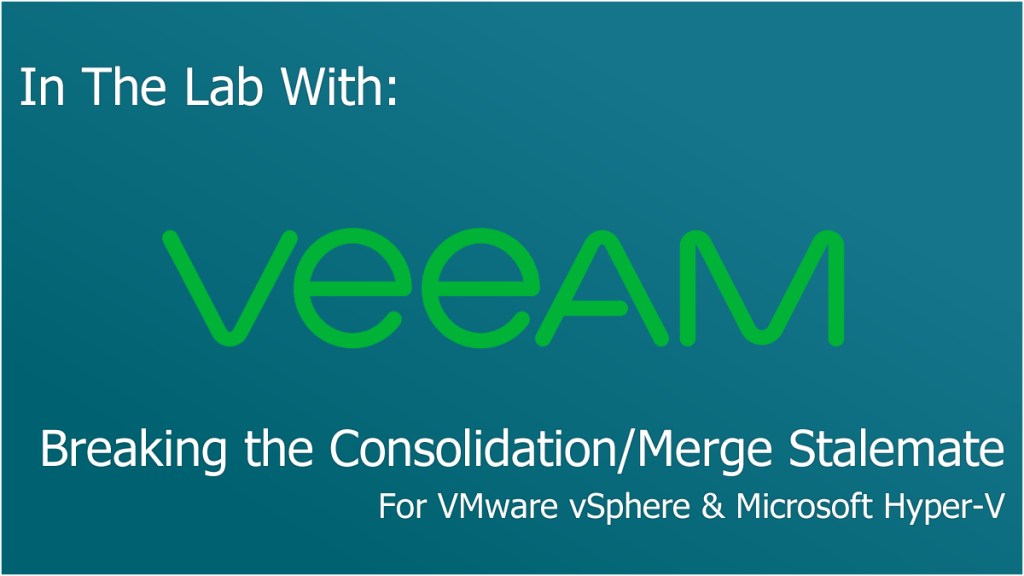 Breaking the Consolidation / Merge Stalemate – For VMware vSphere & Microsoft&nbsp;Hyper-V